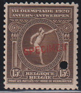 Belgium and Area #B50 Mint\NH F - VF Olympics